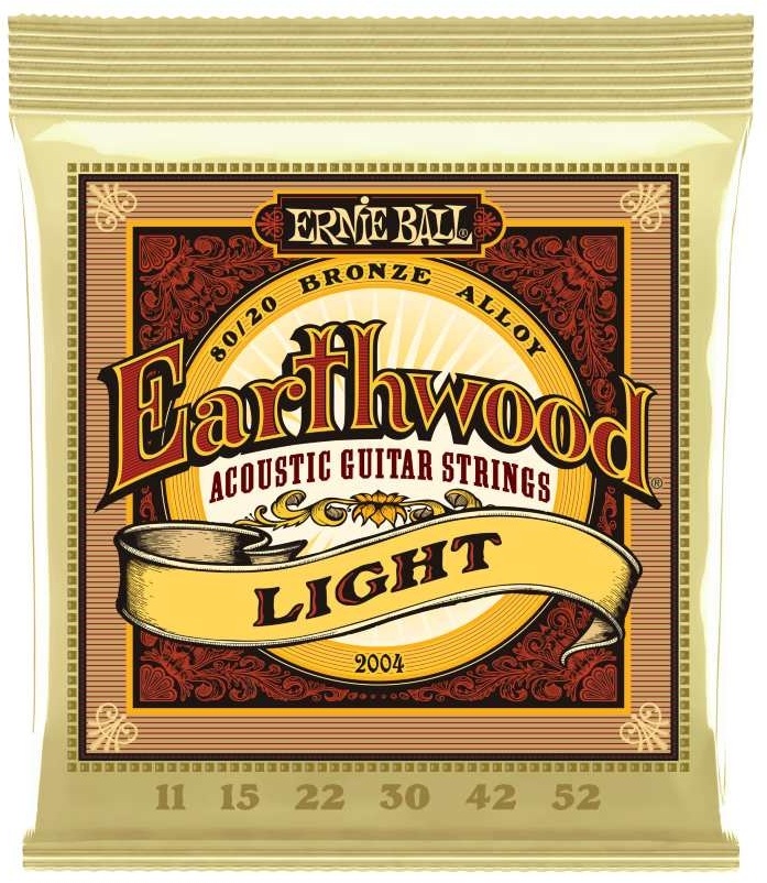 Se Ernie Ball 2004 Earthwood 80/20 Light hos Allround Musik